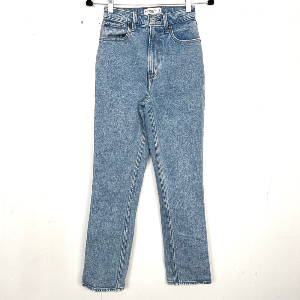 Abercrombie & Fitch '90s Straight Ultra High Rise Jeans 00 / 24 Curve Love
